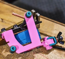 Handmade tattoo machine medium liner 5-14rs, Running 140-145 Hz 4.5 V Unloaded