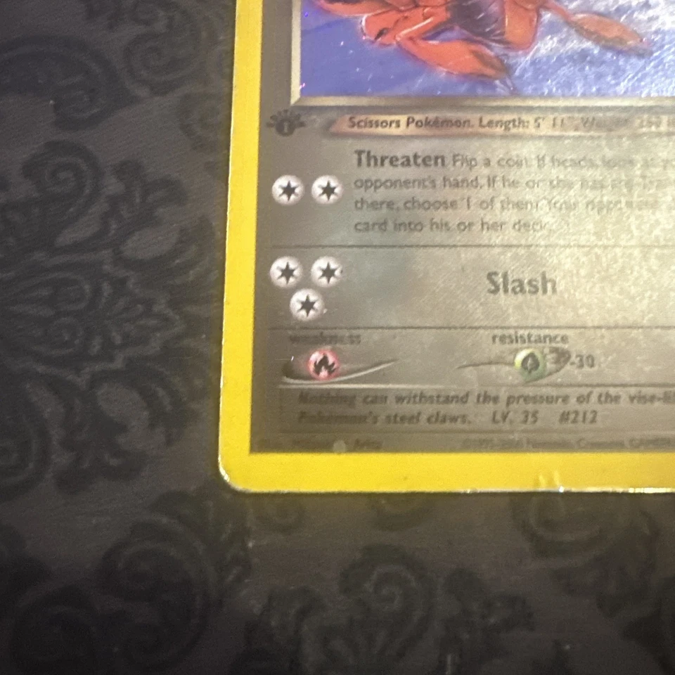 Dark Scizor - 9/105 - Pokemon Neo Destiny 1st Edition Holo Rare Card WOTC - Image 2 of 4