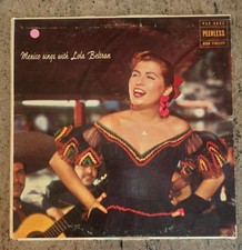 LOLA BELTRAN VINYL lp mexico sings with VINTAGE circa 1960s