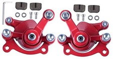 front Rear Disc Brake Caliper with Brake Pads Compatible with Motovox MBX10