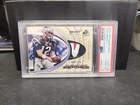 2004 UD SP Game Used Tom Brady Patriots Tri Color Patch /100 PSA 8 NR MT HOF