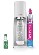 NEW SodaStream Terra Sparkling  (White) with CO2, DWS Bottle and Bubly Drop