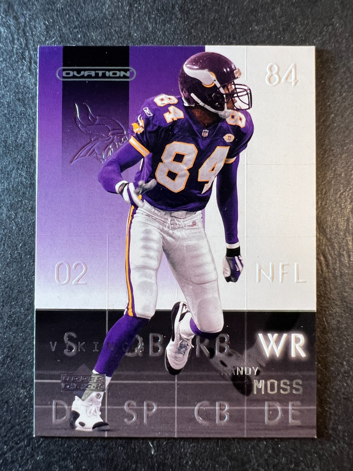2002 Upper Deck Ovation Randy Moss #47 - 50% off 5 or more under $5