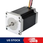 STEPPERONLINE Nema 23 Stepper Motor Dual Shaft 400oz.in 57x84mm Φ0.25in 8-wire