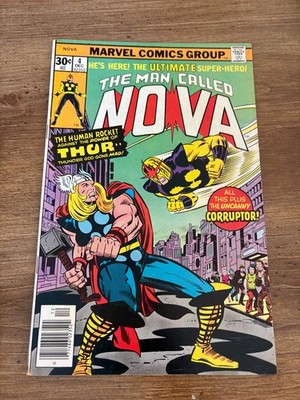 Nova # 4 VG Marvel Comic Book Thor Ultimate Super-Hero 19 J375
