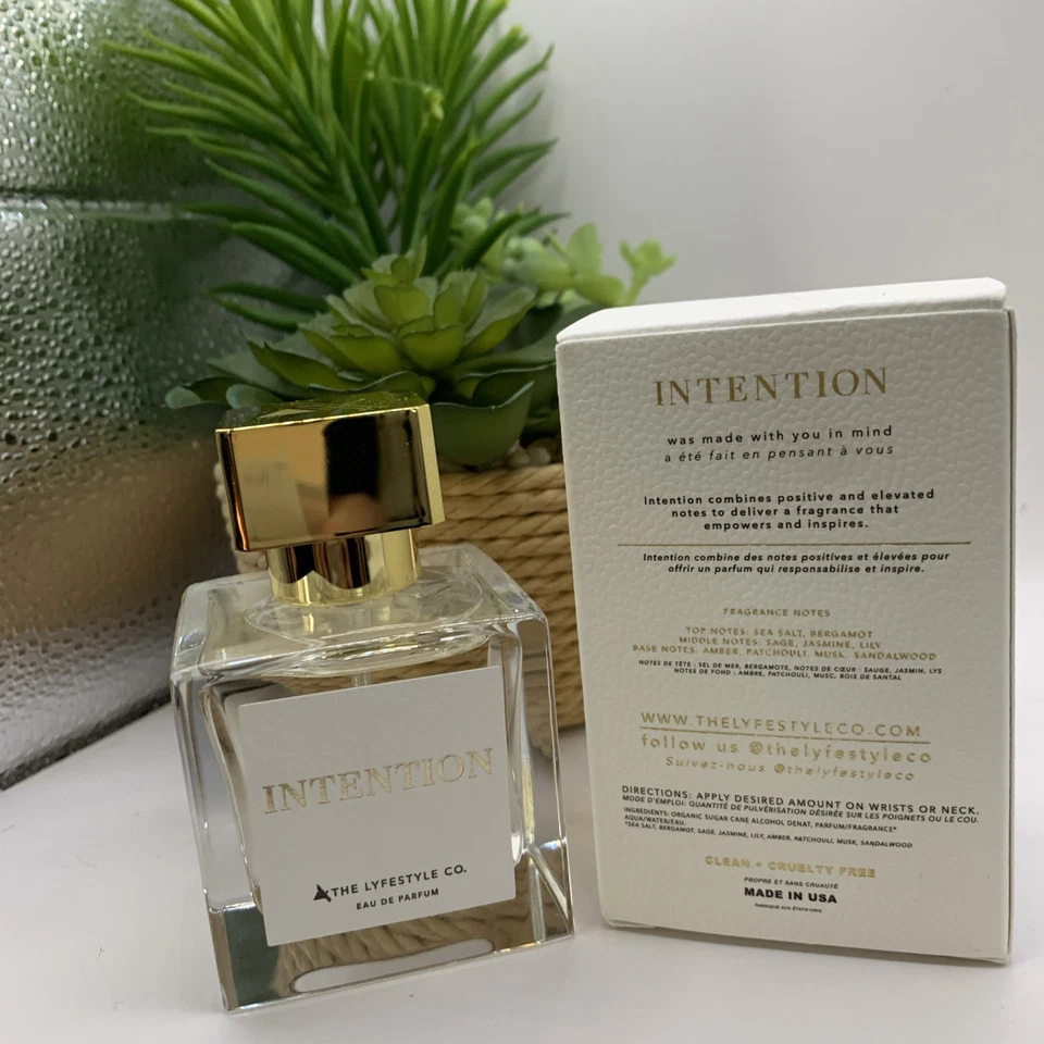 The Lyfestyle Co INTENTION Eau De Parfum Spray 1.7 OZ 50 ml Nuevo en caja Foto 2 de 3