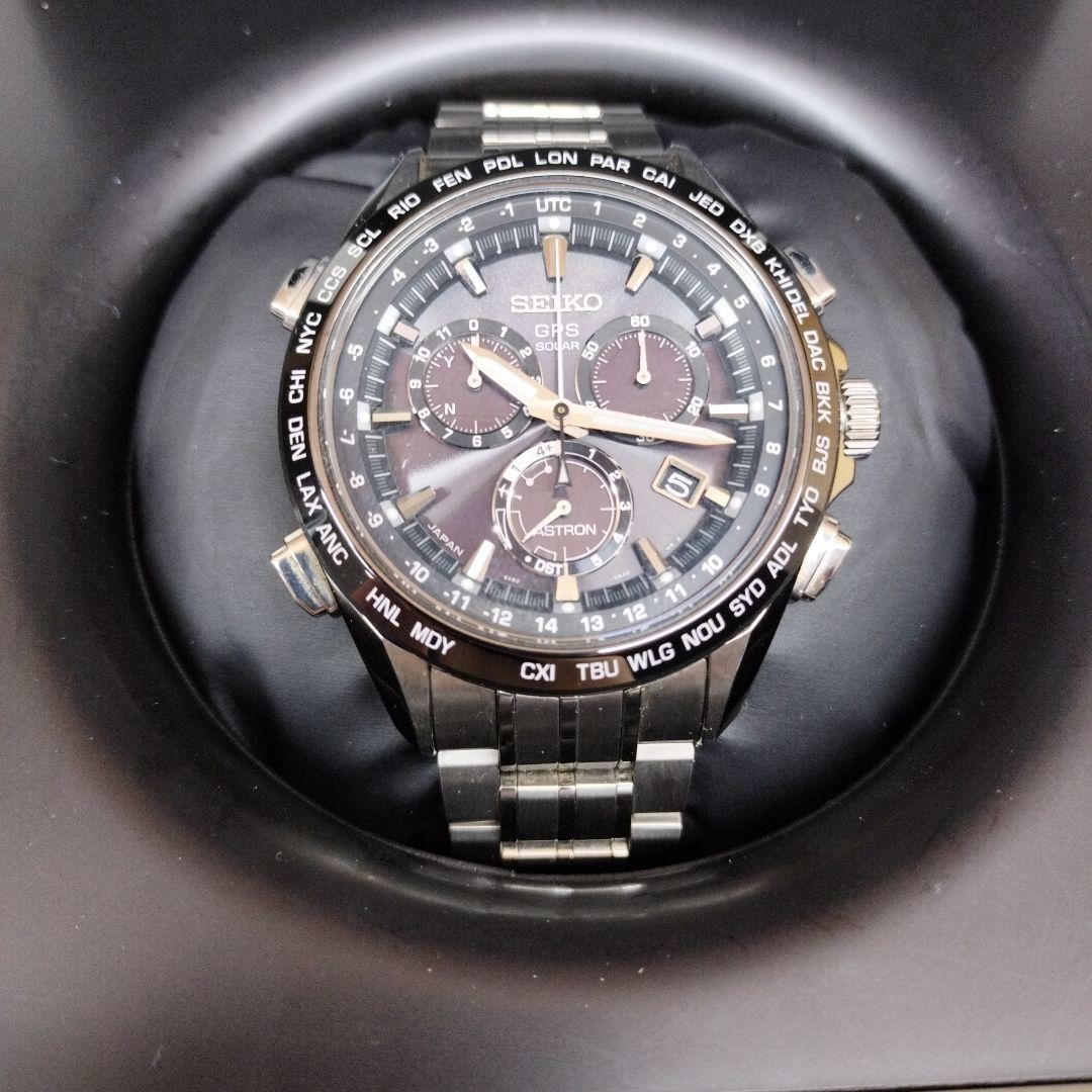 SEIKO ASTRON Solar GPS Satellite Radio Correction Titanium