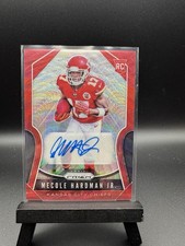 2019 Panini Prizm - Mecole Hardman Jr. #345 Red Wave Prizm Autographs /149