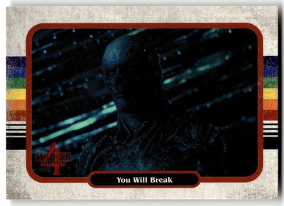 2023 Zerocool Stranger Things Season 4 Card #91 Vecna, You Will Break