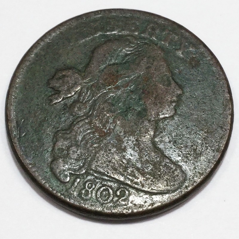 1802 Draped Bust Large Cent Beautiful High Grade Coin Rare Date