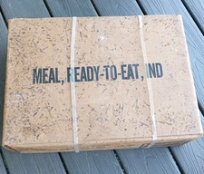 1991 CINPAC MRE Box – Meal A/A, Vintage Military Survival, Collectors Item