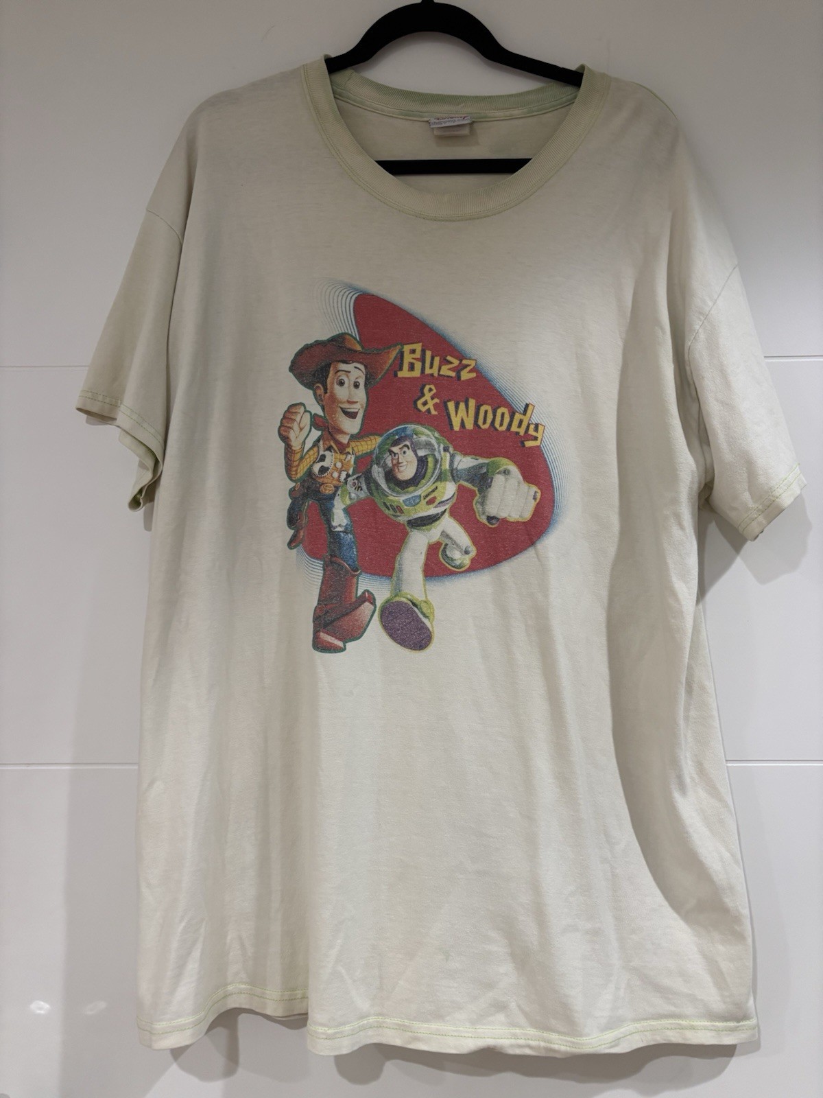 Rare Toy Story Vintage T shirt  90s Disney Pixar USA Size XL Buzz & Woody