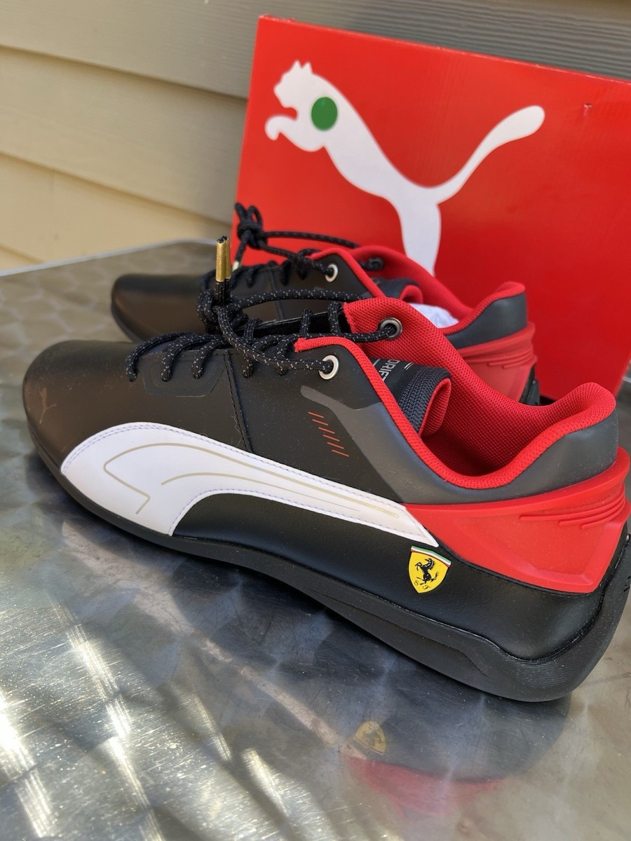 PUMA Ferrari DRIFT CAT DELTA Sneakers 306864 04 Black Noir MEN US