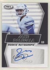 2019 Sage Hit Premier Draft Rookie Auto Black Jake Dolegala #A60 Auto 01wi