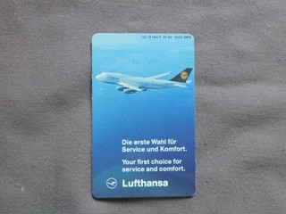 O 144 F 07.92 MINT Ongebruikt Duitsland Plane / Lufthansa opl 3500