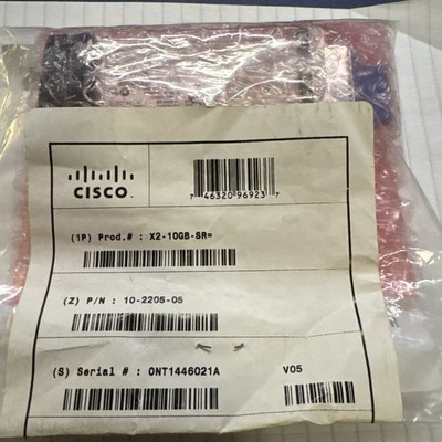 Cisco X2-10GB-SR, 10-2205-06, Transceiver Module, New