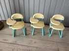Teacher Barbie School Classroom Desk Chairs x3 Vintage 1990 Mattel Barbie GREAT