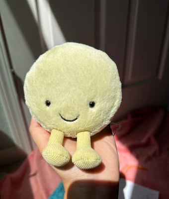 NWT Jellycat Amuseables Max Macaron Pistachio Plush Keychain Cute Green Soft Toy