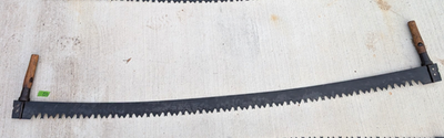 #ad #ad WI Barn Antique Primitive 2 Two Man Crosscut Logging Saw 72quot; Blade Log Tool CN $110.00