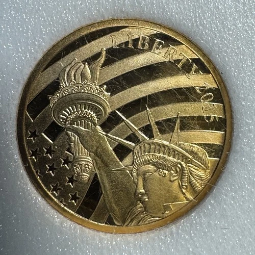 2015 Cook Islands $5 Liberty Gold Coin 1/10 Oz - .240 – READ DESCRIPTION -