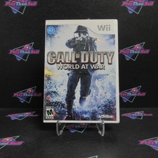 Call of Duty World At War Nintendo Wii Complete - 1 Year Warranty VG