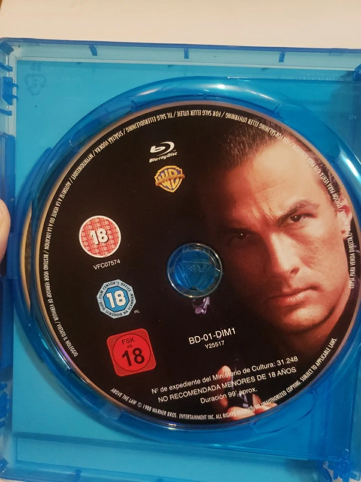 Nico - Above The Law &, Executive Decision STEVEN SEAGAL Blu-Ray Excellent Con  - Image 2 of 4