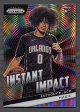 2023-24 Panini Prizm Instant Impact Prizms Silver #24 Anthony Black RC
