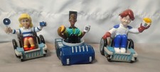 Vintage 1990 Burger King Kids Club Toy Figures with Vehicles