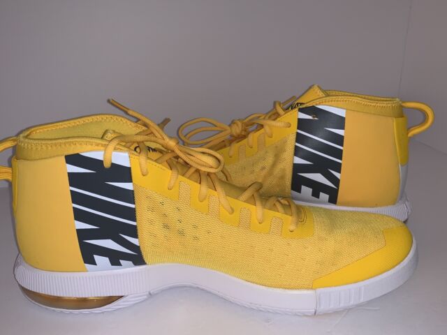 golden basketball shoes