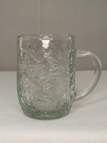 [MULTI QTY] Vintage Princess House Fantasia Mug #516 Christmas Poinsettia