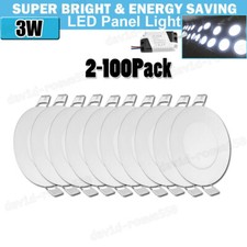 3Inch LED Ceiling Lights Ultra-Thin Recessed Retrofits Kit 6000K Daylight 3W