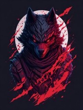 Digital Beautiful Image Picture Photo Dark Background Wolf Art