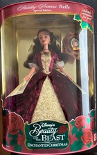 Disney Holiday Princess Belle Beauty and the Beast Enchanted Christmas Doll 