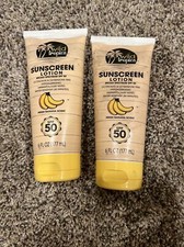 Lot of 2 Wild Tropics Sunscreen Lotion SPF 50 Hypoallergenic Water Resistant
