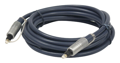 TOSLINK Lichtwellenleiterkabel 6,0 mm  Länge 0,5 m High Quality