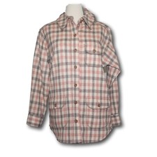 LIZ CLAIBORNE 12 Vintage Wool Blend Jacket Union Label Plaid