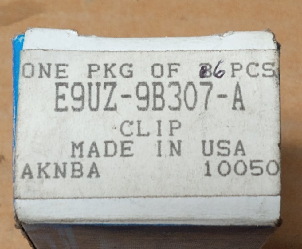 New Genuine Ford Fuel Line Clips Qty 6 E9UZ9B307A eBay