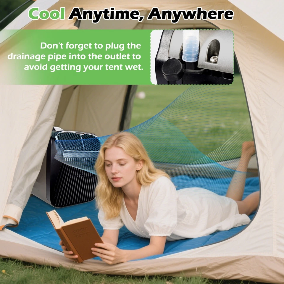 Portable Air Conditioners for Camping Outdoor Use, 5200BTU Tent Air Conditioner - Image 3 of 4