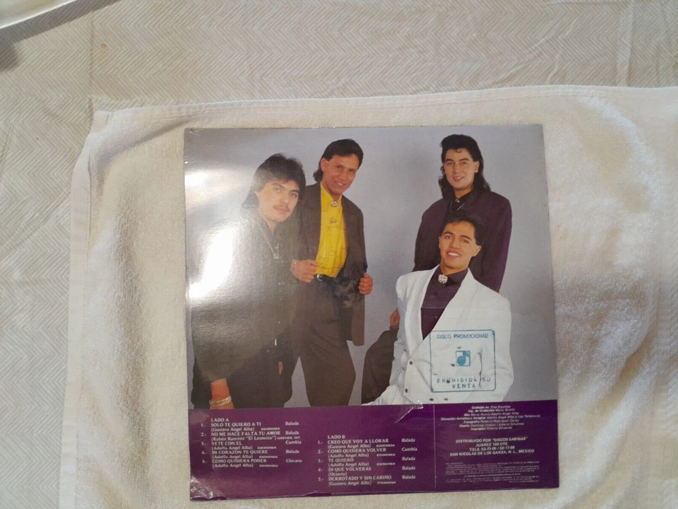 LOS TEMERARIOS CREO QUE VOY A LLORAR SEALED 1990 - Imagem 2 de 4