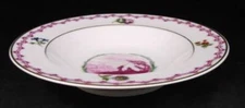 Haviland Malmaison Older Purple Scene Rim Soup Bowl