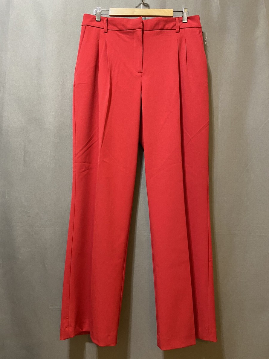 NWOT House of Harlow Women Zip Front Hi-Rise Stretch Wide Leg