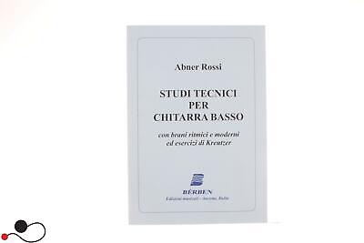 Spartito Berben Abner Rossi Studi Tecnici Per Chitarra Basso Ebay