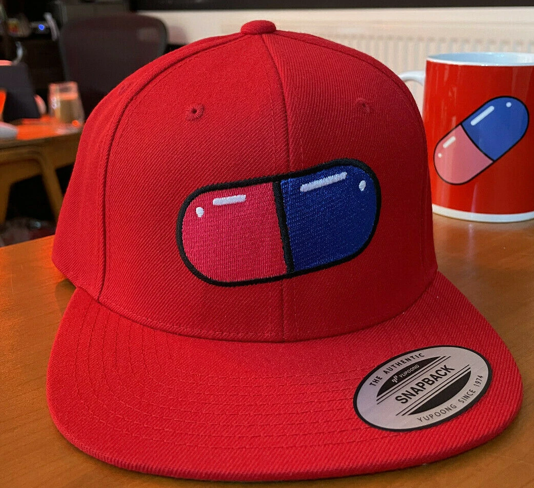 Akira Pill Snapback Cap Anime Hat by Rev-Level