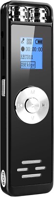 8GB Digital Voice Recorder mit sprachgesteuerter Aufnahme, USB wiederaufladbar