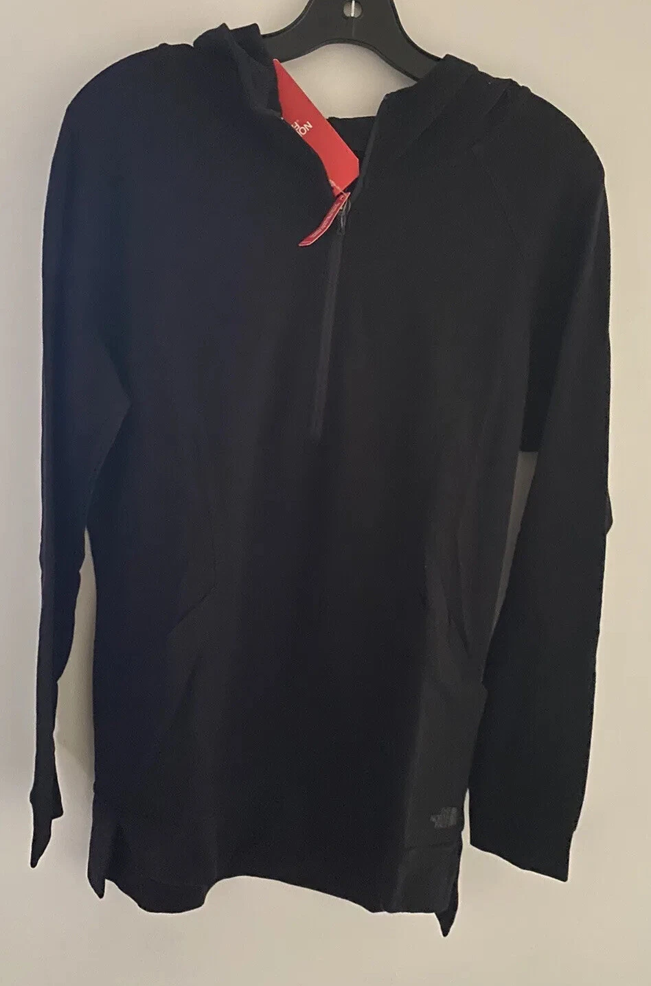 The North Face Women’s Black Training 1/2 Zip Relaxed Fit Hoodie Size L NWT