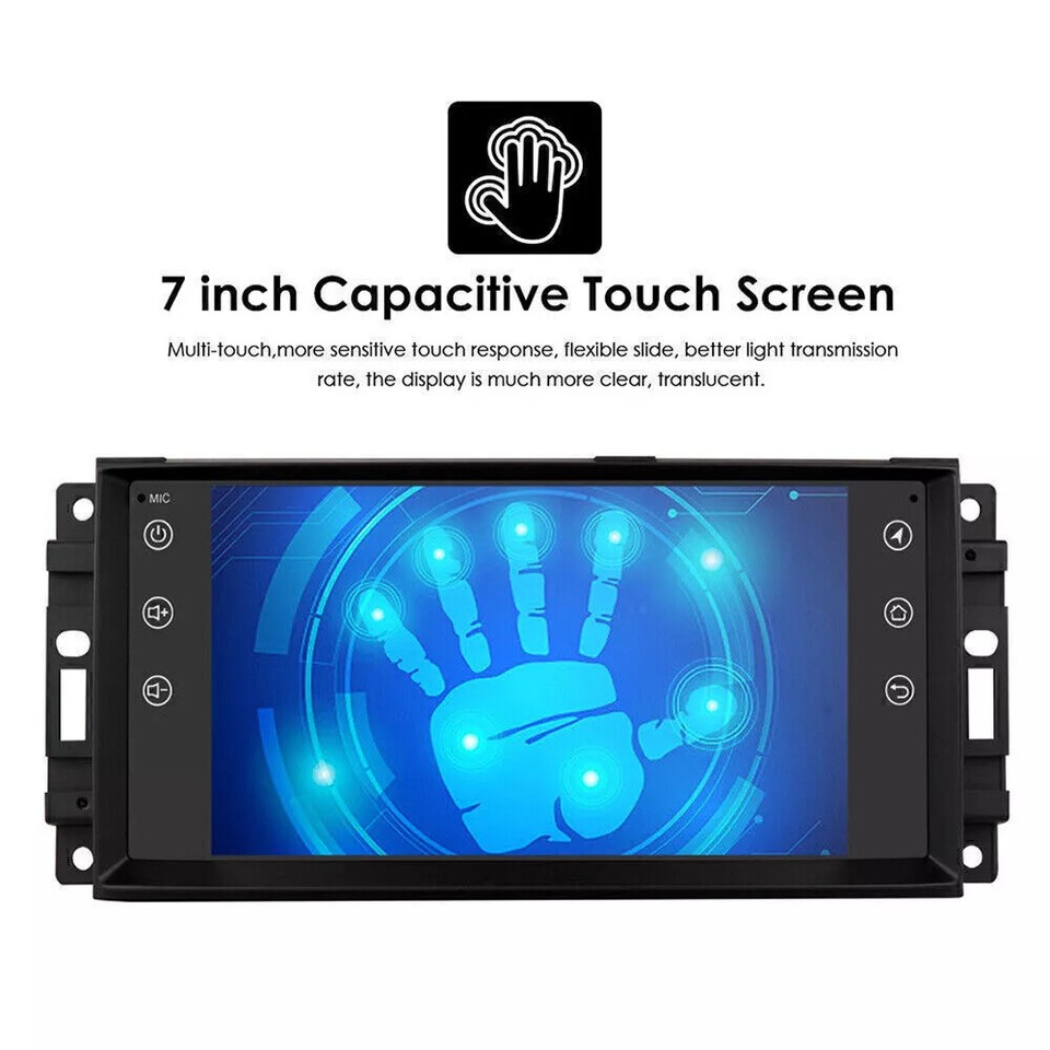 For Jeep Wrangler 20072017 Car Stereo Apple CarPlay Android 13 Radio