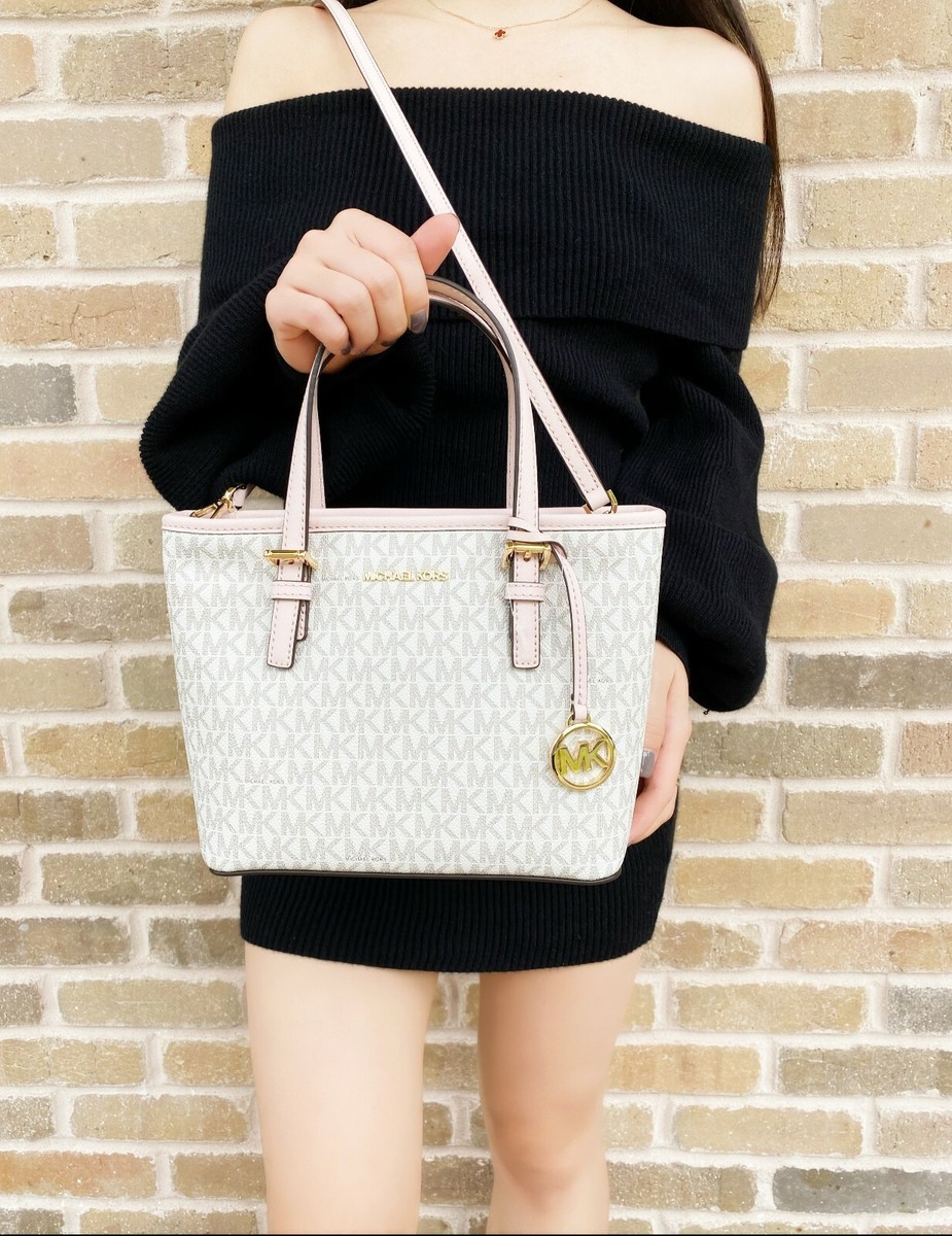 Michael Kors Jet Set XS Small Top Zip Satchel Crossbody MK Michael Kors Jet Set XS Small Top Zip Satchel Crossbody MK