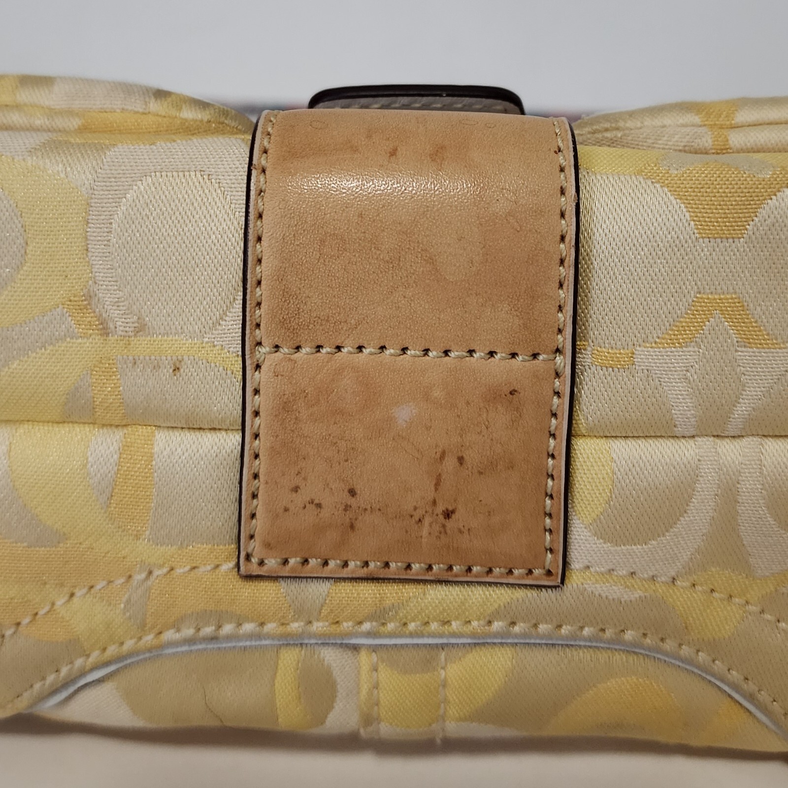 Yellow Coach Crossbody Bag w/ Detachable Shoulder Strap eBay