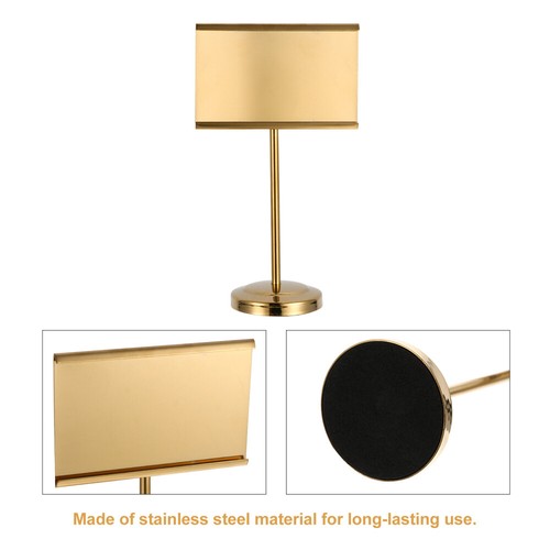 Business Card Holder Meal Table Sign Picture Stand Paper Clip Number