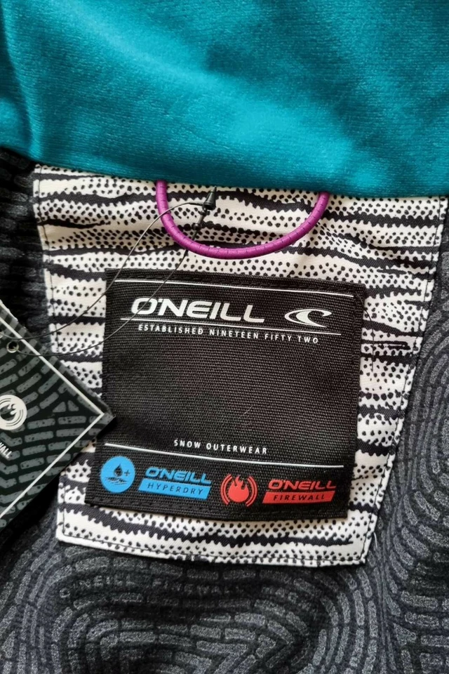 Jaqueta de esqui feminina O'Neill PW Cove Perform branca Aop 7P5017 tamanho pequeno - Imagem 3 de 4